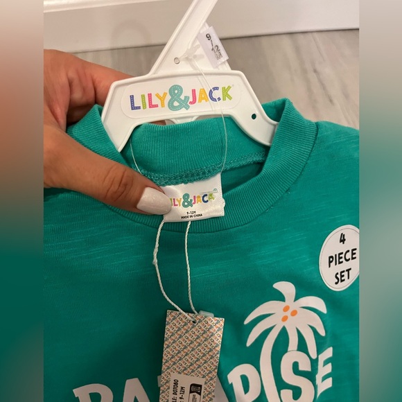 Summer Matching 4 Piece Set Baby Boy Size 9-12M - Picture 5 of 6